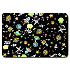 Space Pattern Large Doormat  by Valentinaart