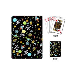 Space Pattern Playing Cards (mini)  by Valentinaart