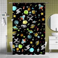 Space Pattern Shower Curtain 48  X 72  (small)  by Valentinaart