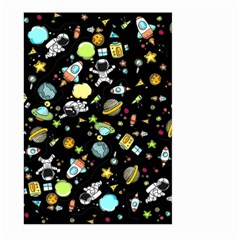 Space Pattern Large Garden Flag (two Sides) by Valentinaart