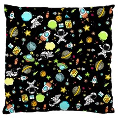 Space Pattern Standard Flano Cushion Case (one Side) by Valentinaart