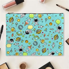 Space Pattern Cosmetic Bag (xl) by Valentinaart