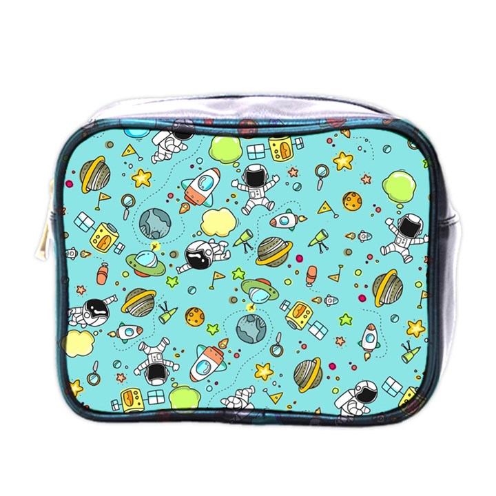 Space Pattern Mini Toiletries Bags