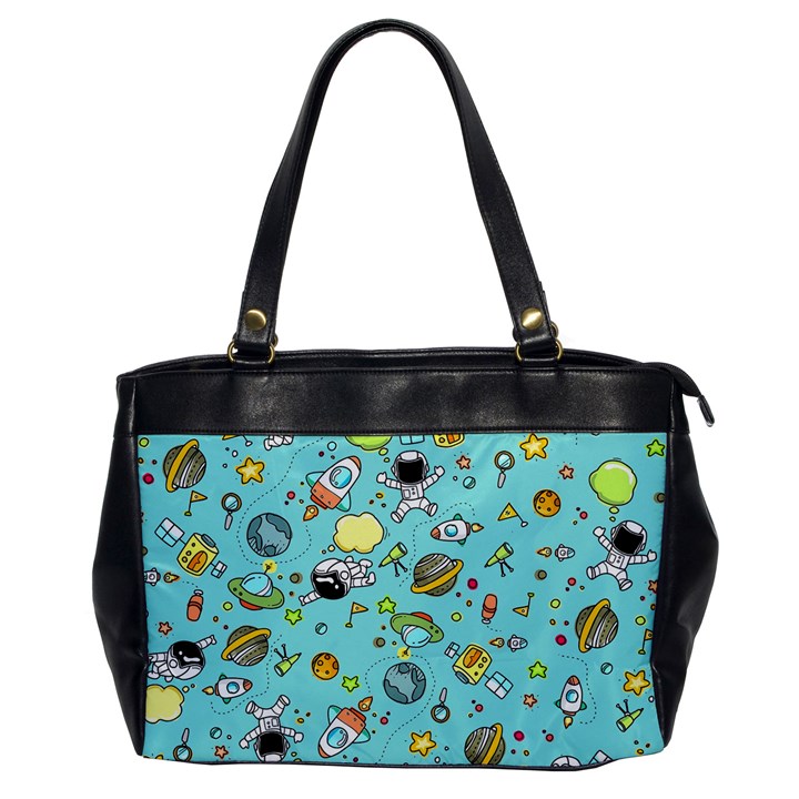 Space Pattern Office Handbags