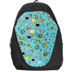 Space Pattern Backpack Bag by Valentinaart