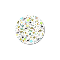 Space Pattern Golf Ball Marker by Valentinaart