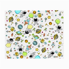 Space Pattern Small Glasses Cloth by Valentinaart