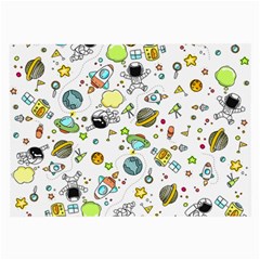 Space Pattern Large Glasses Cloth by Valentinaart