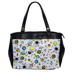 Space Pattern Office Handbags by Valentinaart