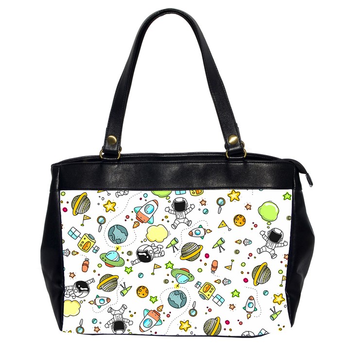 Space Pattern Office Handbags (2 Sides) 