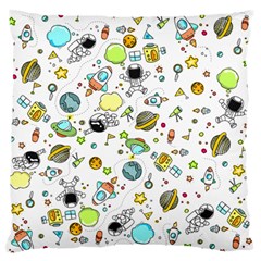 Space Pattern Standard Flano Cushion Case (one Side) by Valentinaart