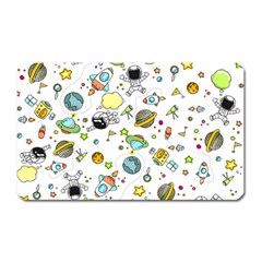 Space Pattern Magnet (rectangular) by Valentinaart