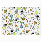 Space Pattern Large Glasses Cloth (2-Side) Front