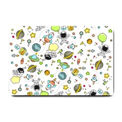 Space Pattern Small Doormat  by Valentinaart