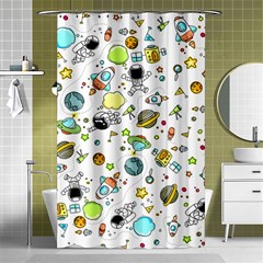 Space Pattern Shower Curtain 48  X 72  (small)  by Valentinaart