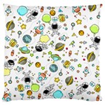 Space Pattern Large Cushion Case (One Side) Front