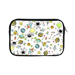 Space Pattern Apple Ipad Mini Zipper Cases by Valentinaart