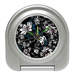 Floral Pattern Travel Alarm Clocks by Valentinaart