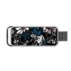 Floral Pattern Portable Usb Flash (one Side) by Valentinaart