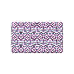 Colorful Folk Pattern Magnet (name Card) by dflcprints