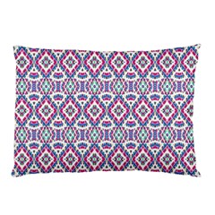 Colorful Folk Pattern Pillow Case by dflcprints