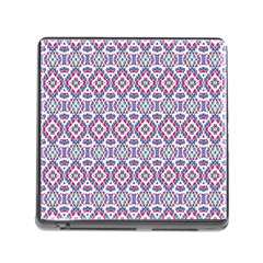 Colorful Folk Pattern Memory Card Reader (square) by dflcprints