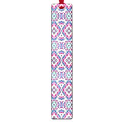 Colorful Folk Pattern Large Book Marks by dflcprints