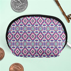 Colorful Folk Pattern Accessory Pouches (medium)  by dflcprints