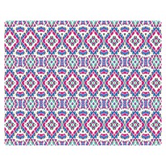 Colorful Folk Pattern Double Sided Flano Blanket (medium)  by dflcprints