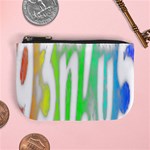 Genius Funny Typography Bright Rainbow Colors Mini Coin Purses Front