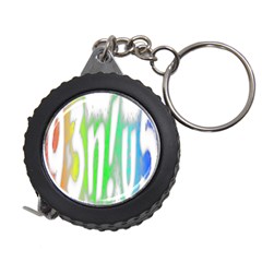 Genius Funny Typography Bright Rainbow Colors Measuring Tape by yoursparklingshop