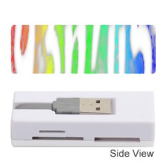 Genius Funny Typography Bright Rainbow Colors Memory Card Reader (stick)  by yoursparklingshop