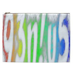 Genius Funny Typography Bright Rainbow Colors Cosmetic Bag (xxl)  by yoursparklingshop