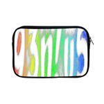 Genius Funny Typography Bright Rainbow Colors Apple iPad Mini Zipper Cases Front