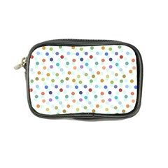 Dotted Pattern Background Brown Coin Purse