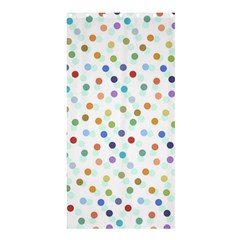 Dotted Pattern Background Brown Shower Curtain 36  x 72  (Stall) 