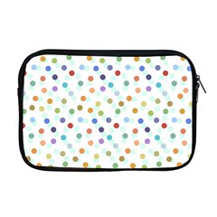 Dotted Pattern Background Brown Apple MacBook Pro 17  Zipper Case