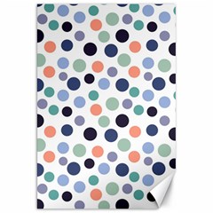 Dotted Pattern Background Blue Canvas 20  X 30   by Modern2018