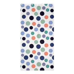 Dotted Pattern Background Blue Shower Curtain 36  X 72  (stall)  by Modern2018