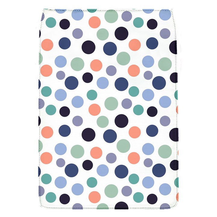 Dotted Pattern Background Blue Flap Covers (S) 