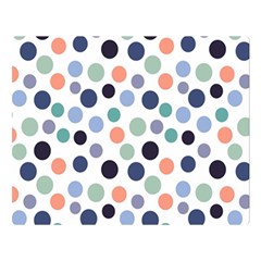 Dotted Pattern Background Blue Double Sided Flano Blanket (large)  by Modern2018