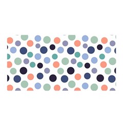 Dotted Pattern Background Blue Satin Wrap by Modern2018