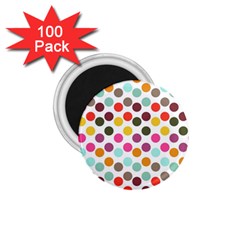 Dotted Pattern Background 1 75  Magnets (100 Pack)  by Modern2018