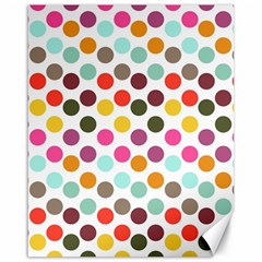 Dotted Pattern Background Canvas 16  X 20   by Modern2018