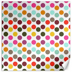 Dotted Pattern Background Canvas 20  X 20   by Modern2018