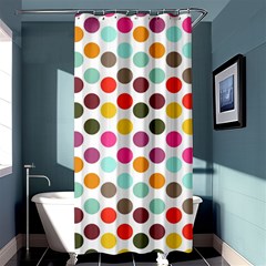 Dotted Pattern Background Shower Curtain 36  X 72  (stall)  by Modern2018