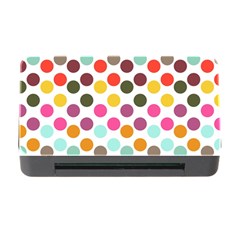 Dotted Pattern Background Memory Card Reader With Cf by Modern2018