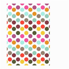 Dotted Pattern Background Small Garden Flag (two Sides) by Modern2018