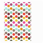 Dotted Pattern Background Small Garden Flag (Two Sides) Front