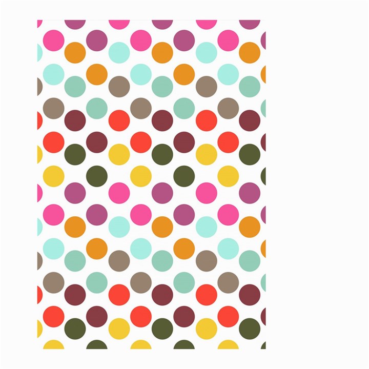 Dotted Pattern Background Small Garden Flag (Two Sides)